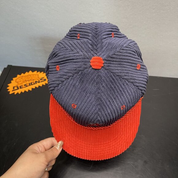 Angels Corduroy Snapback Baseball Hat Cap Farmer John Rope Cord LA Anaheim - Picture 2 of 7